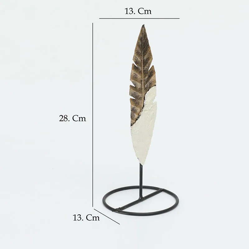 Quilla Metal & Ceramic Showpiece media 5