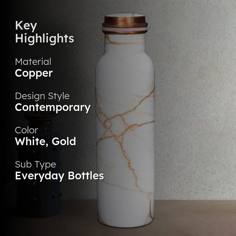 HydroTide Copper Water Bottle - 1000 mL media 2