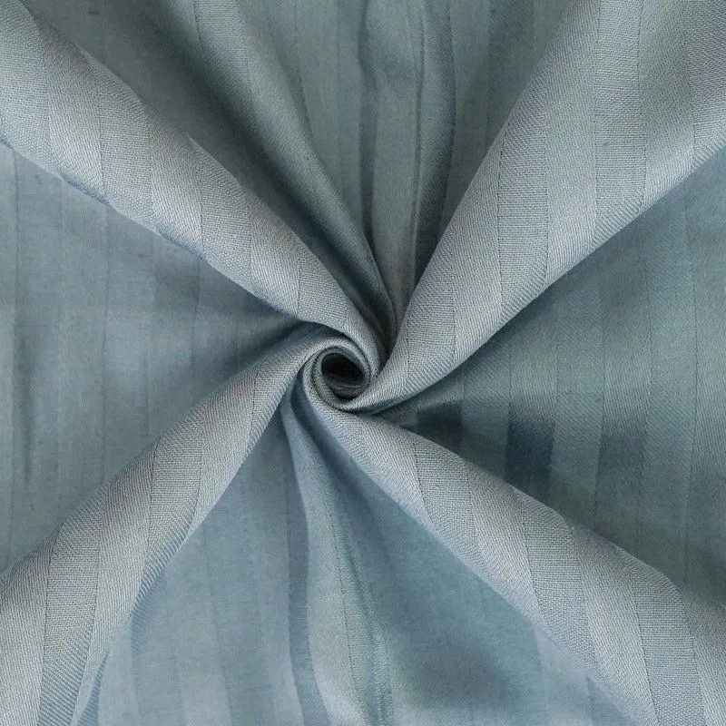 Reposi Striped Cotton Bedsheet (Grey) - 200 TC media 5