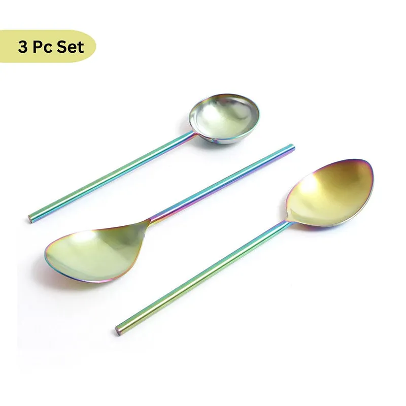Prisma Stainless Steel serving Spoon - Set Of Three media 3
