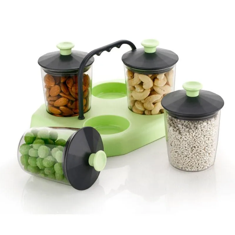 Smart Store Mint Round Jar (300 ML) - Set Of Five media 4