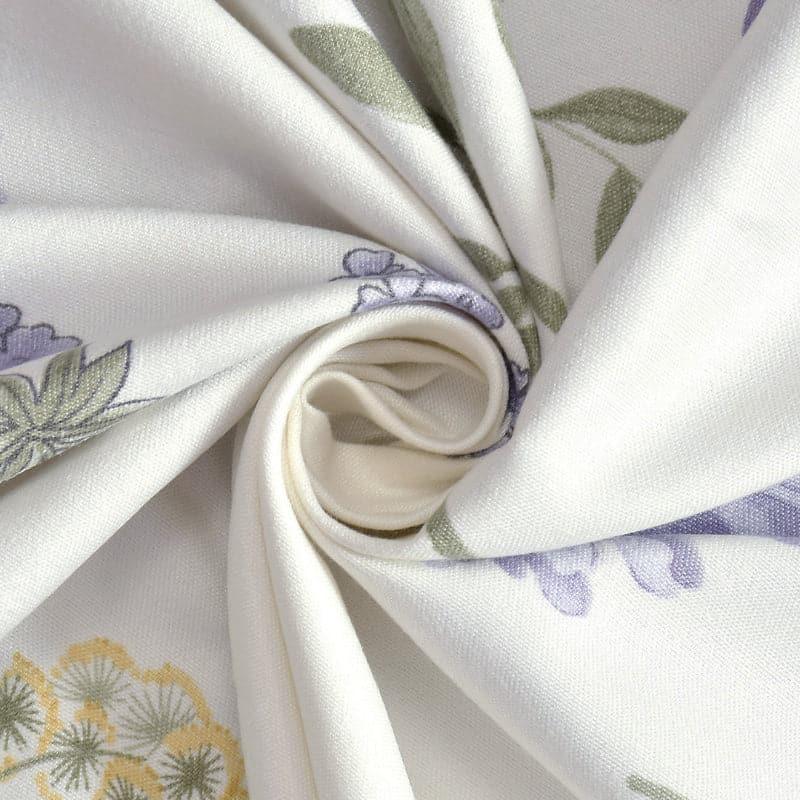 Azriel Floral Microfiber Bedsheet Old - 130 GSM media 5