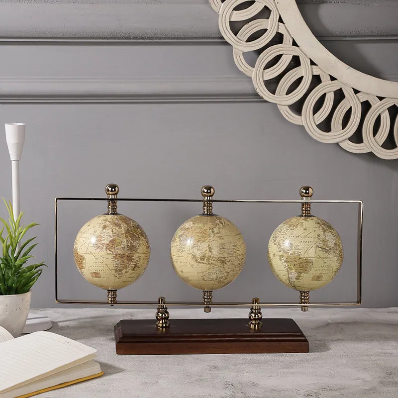 Around The World Showpiece - Dark Brown media 3