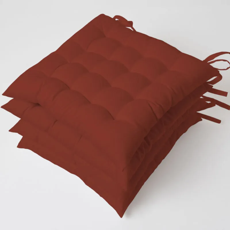 Rowan Chair Pad (Terracotta Brown) - Set Of Four media 5