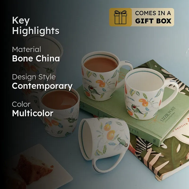 Magique: Mango Paradise Summer Fine China Cup (200 mL Each) - Set of Six media 2