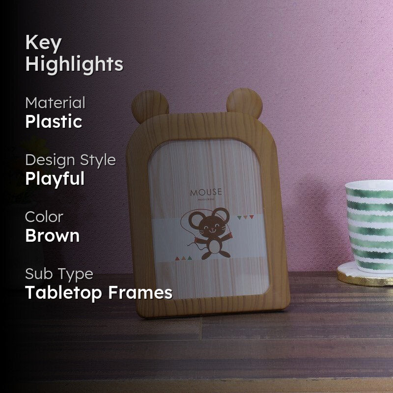 Teddy Play Photo Frame - Brown media 2