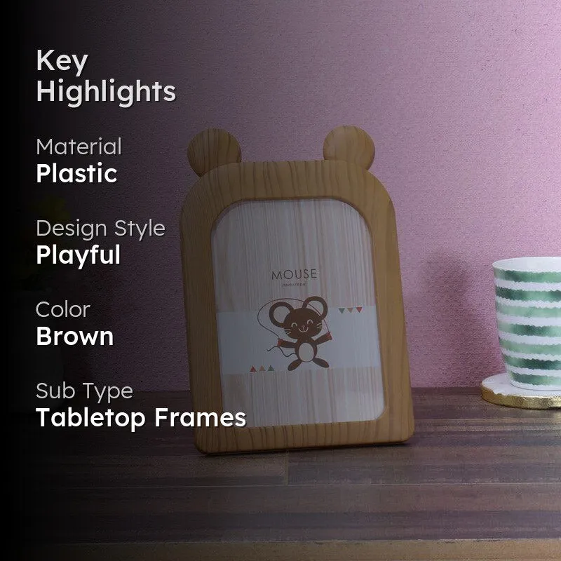 Teddy Play Photo Frame - Brown media 2
