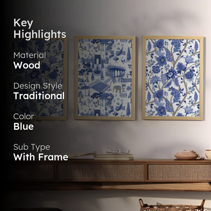Blue Balance Wall Art - Set Of Three media 2