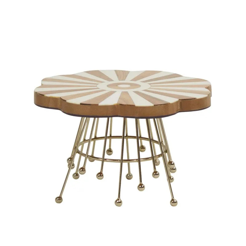 Royal Lift Decorative Cake Stand - Gold media 4