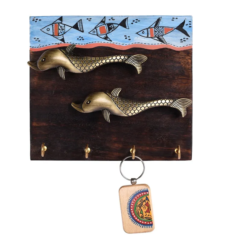 Machli Magic Handcrafted Tribal Key Holder media 3