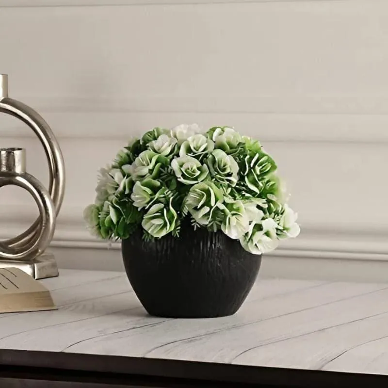 Roseo Faux Plant In Marga Pot media 1