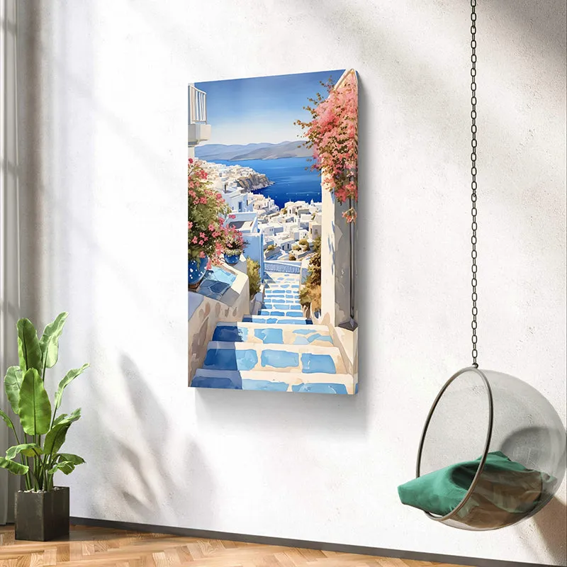 Azure Steps Wall Painting media 4