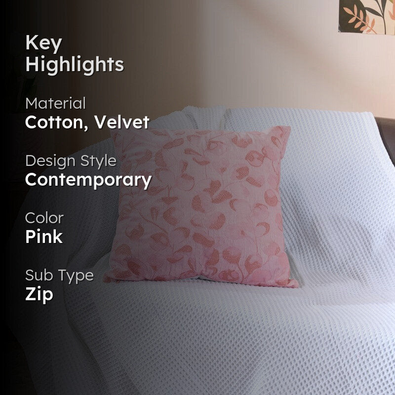 Blossom Dream Cotton Velvet Cushion media 2