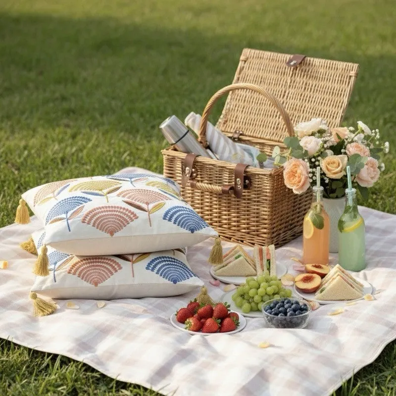 Bloom Gallery Embroidered cushion cover media 7