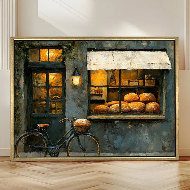 Fresh Loaves Canvas Wall Painting With Frame media 4