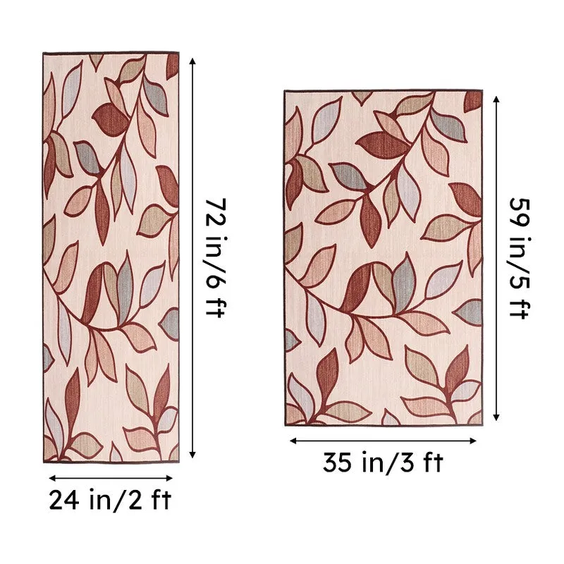 Earthy Vines Anti-Skid Carpet media 7