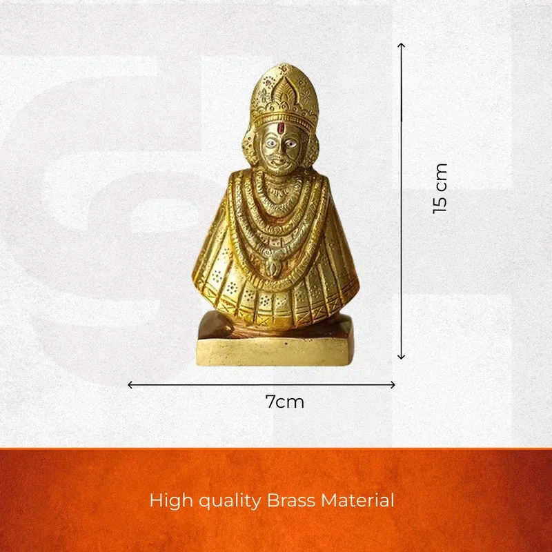 Khatu Shyam Ji Divine Brass Idol media 7