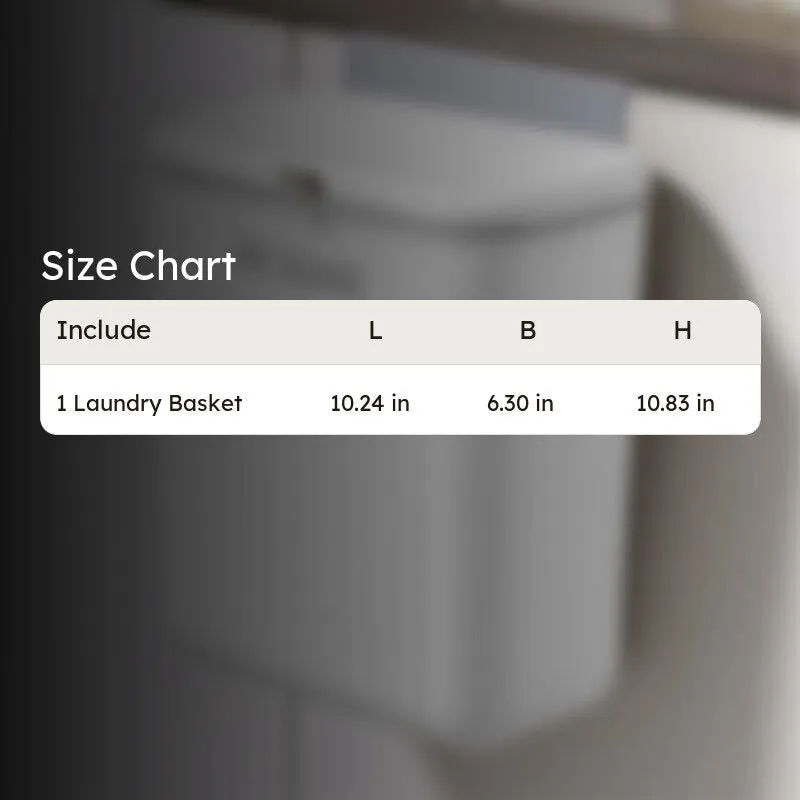Rioware PureRidge Laundry Basket - White media 10
