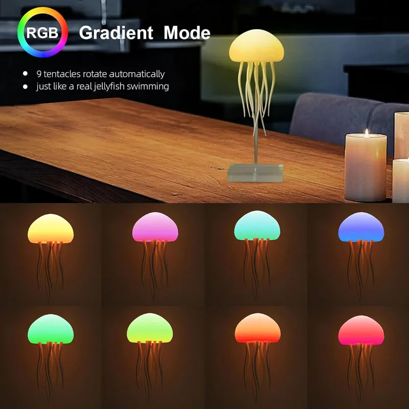 Drifta Rechargeable LED Jelly Fish Table Lamp - White media 3