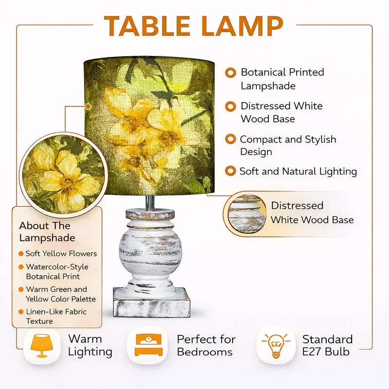 BlossomNest Light Wooden Table Lamp media 4