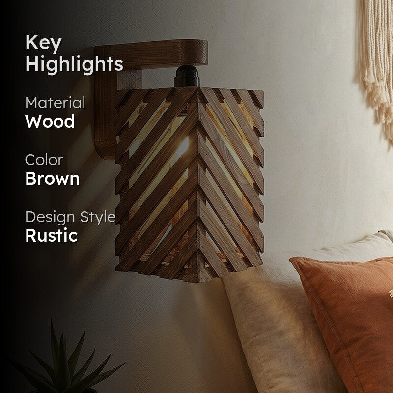 Ondina Wooden Wall Lamp media 2