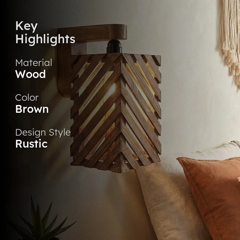 Ondina Wooden Wall Lamp media 2