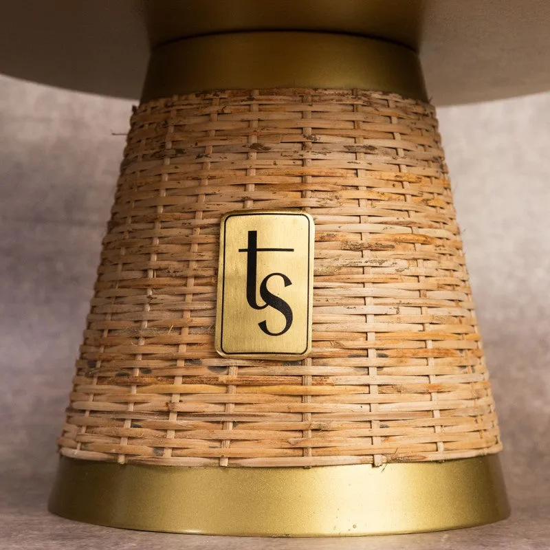 Woven Rattan Wooden Cake Stand media 7
