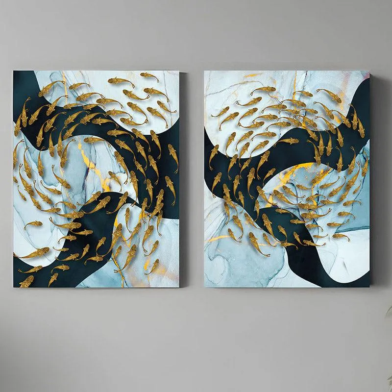 Pene Marina Abstract Wall Art - Set of Two media 4