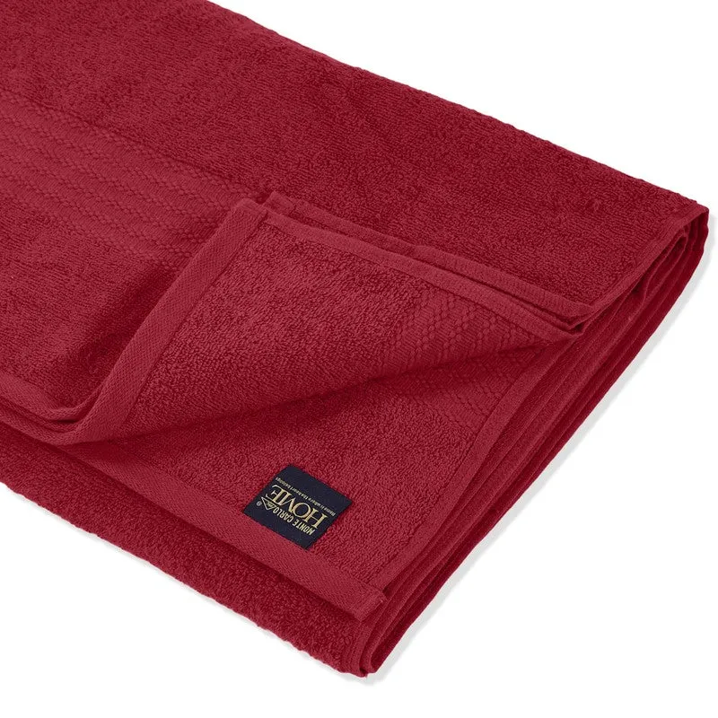 Monte Carlo Dry Nest Pure Cotton Bath Towel - Maroon media 6
