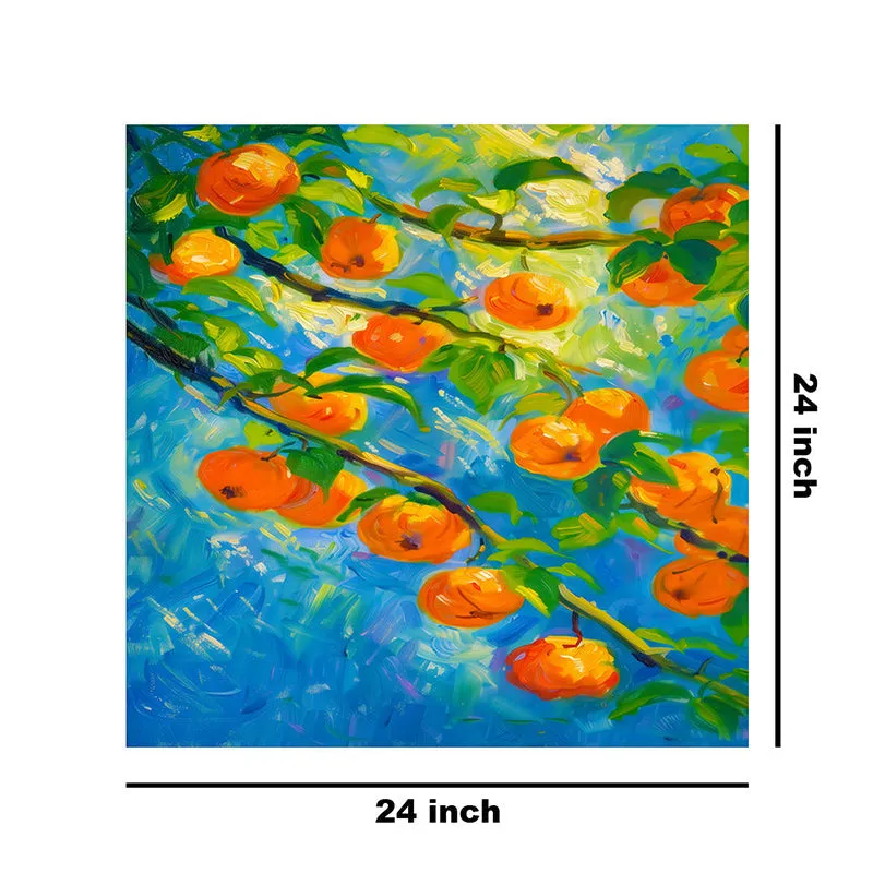 Orange Orchard Poly Canvas Wall Painting media 9