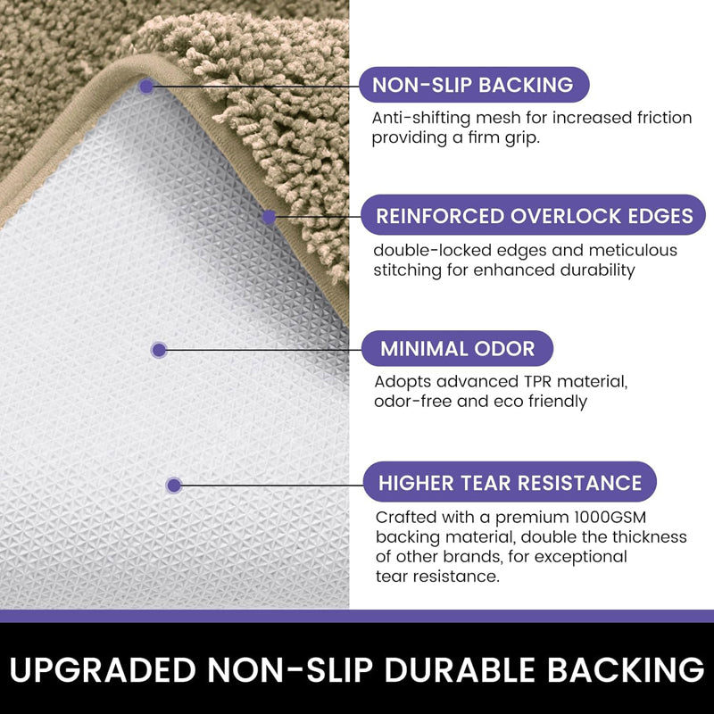 Nuo Luxe Micro Fiber Runner Rug - Dull Gold media 5