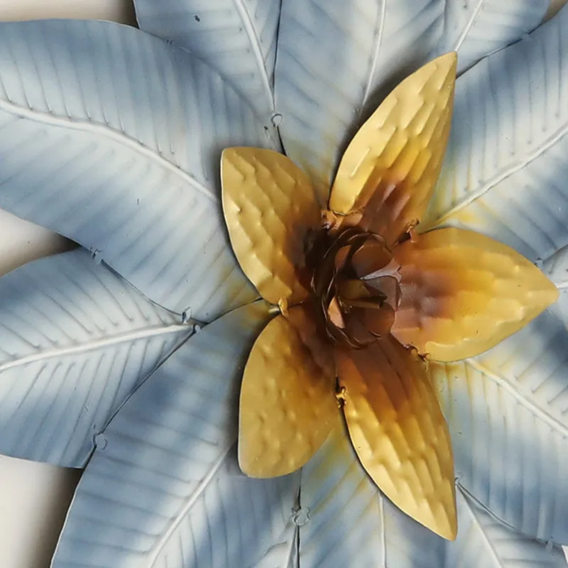 Forge Of Flora Metal Wall Accent - Blue media 4