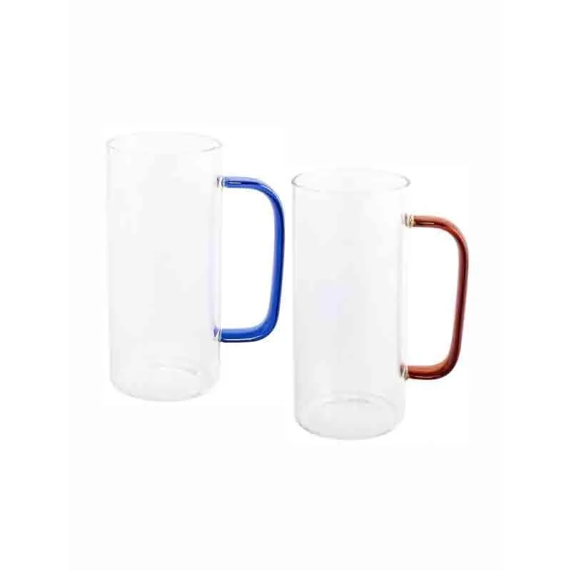 Puritax Glass Coffee Mug (380 mL Each) - Set of Two media 3