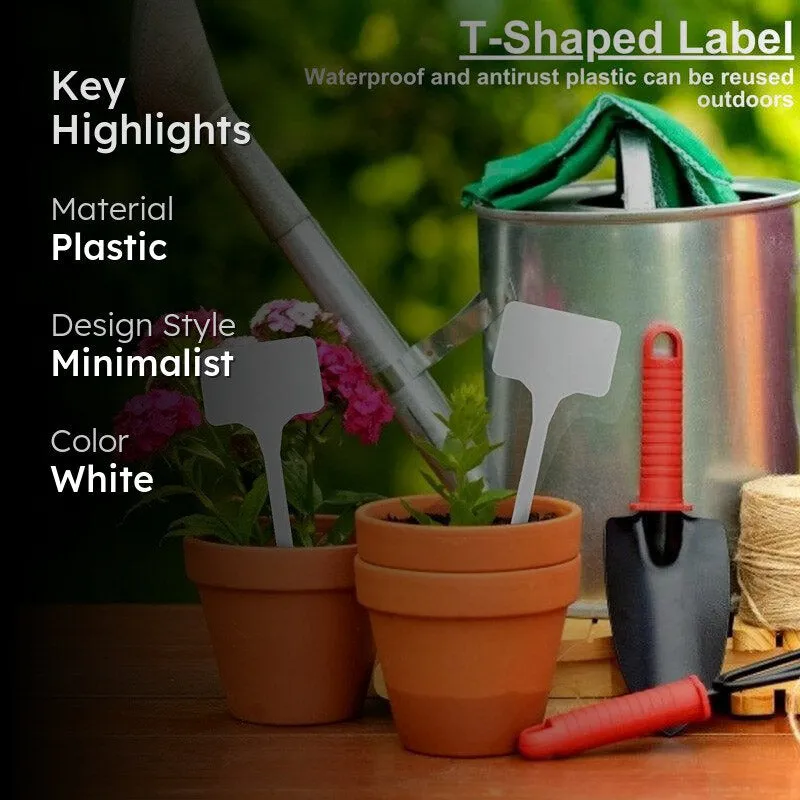 Nedura Plastic Plant Marker - Set of Ten media 2