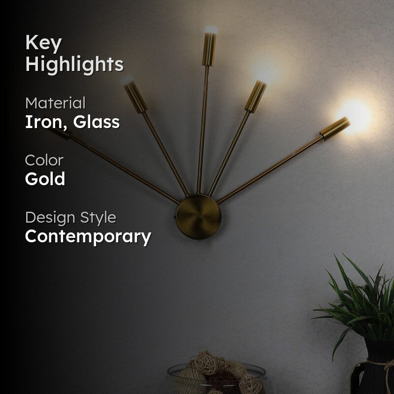 Amaris Iron Wall Lamp media 2