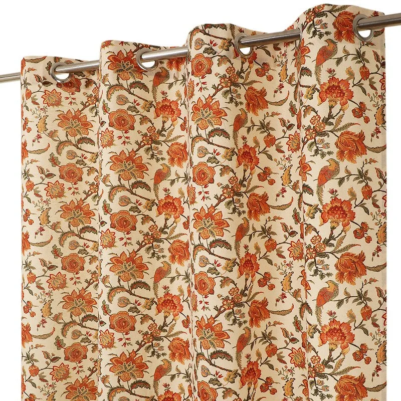 EthnoWeave Floral Cotton Curtain media 5