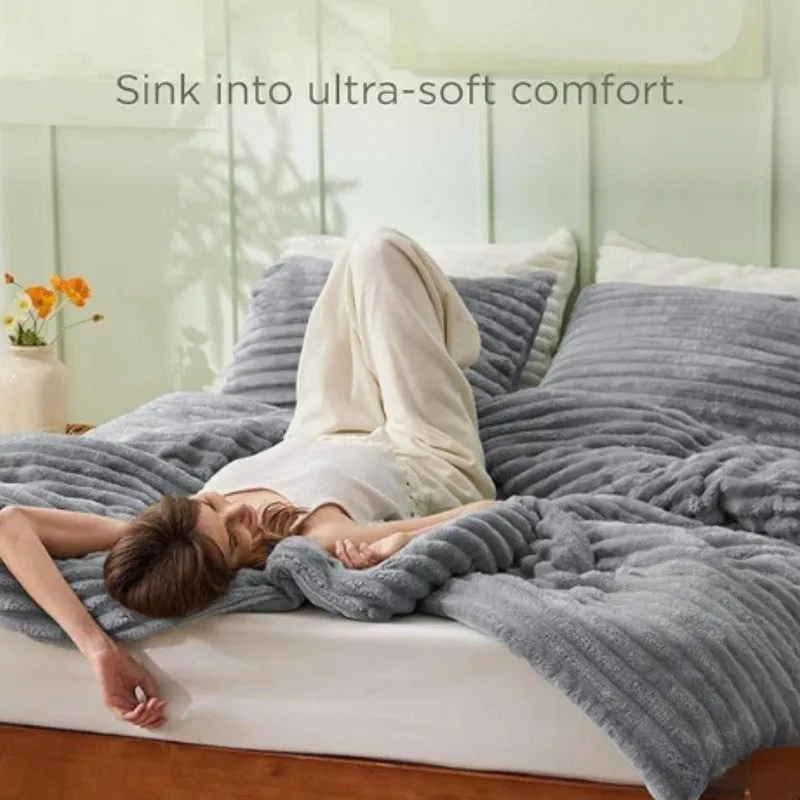 Pure Drape Comfort (Grey) Bedding Set - Four Piece Set media 6