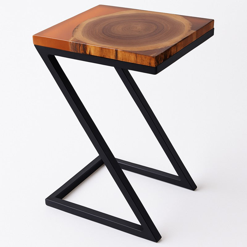 Drixon Carved Teak Wood Side Table media 5