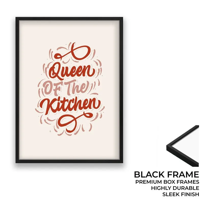 KitchenQueen Archival Canvas Wall Art - Black media 8