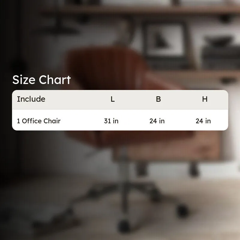 Luxsit Metal Office Chair - Brown media 7