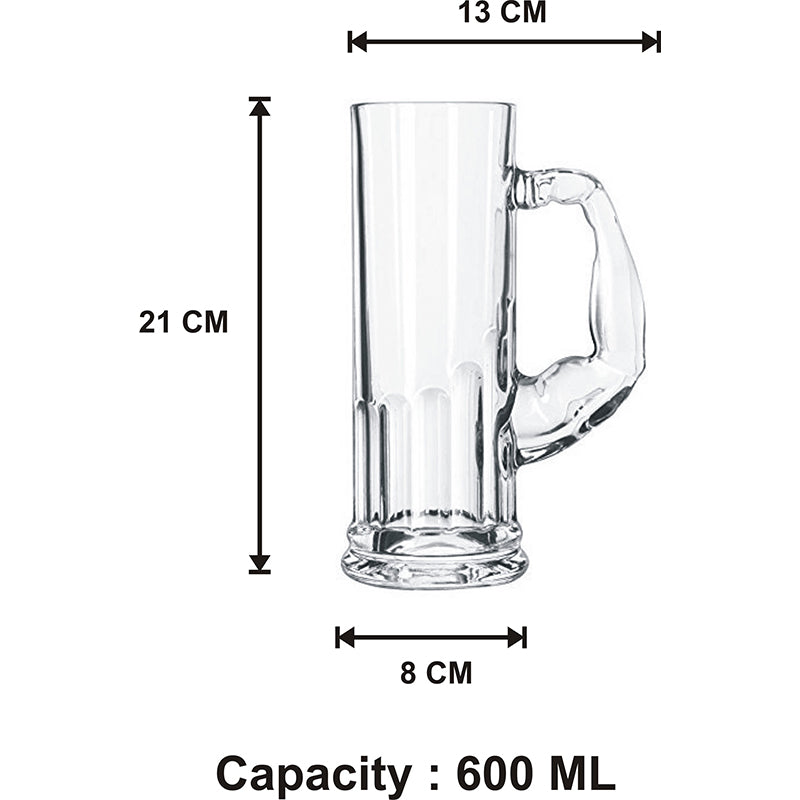 Hoshea (600 ML) Beer Glass & Snack Plate Combo - Three Piece Set image 6