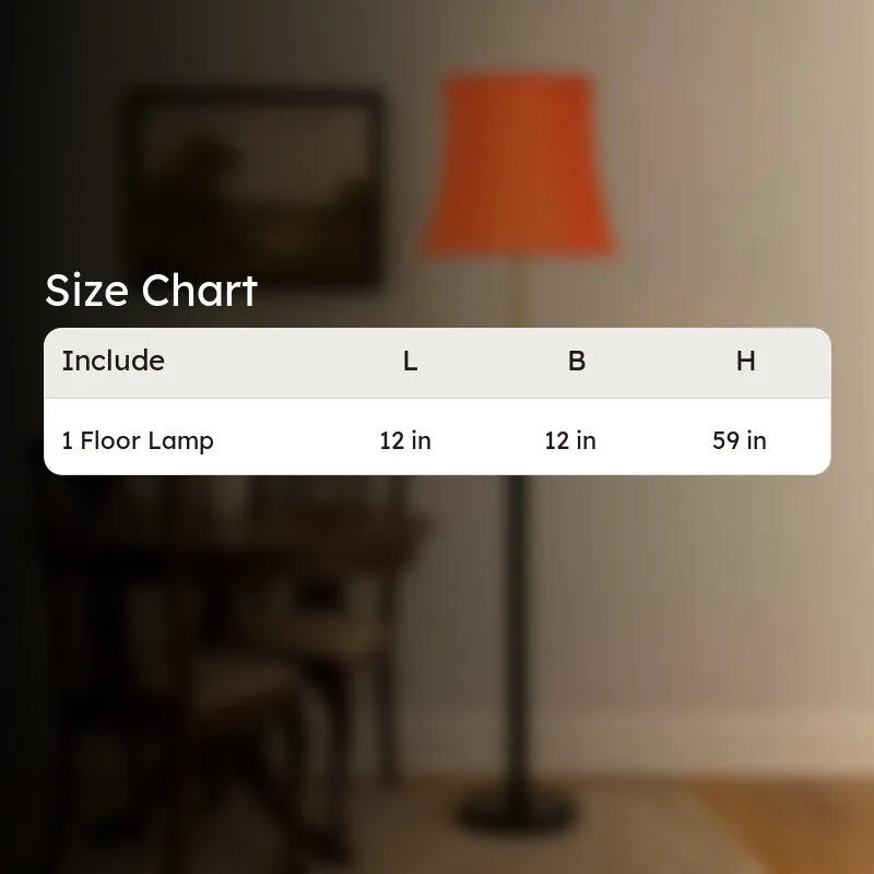 Modern Arc Wooden Floor Lamp - Orange media 9