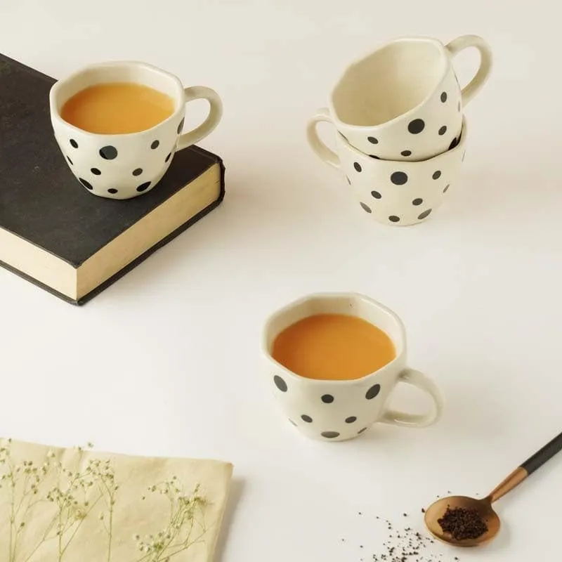 Big Ceramic Tea Cup (210 mL Each) - Set of Four media 6