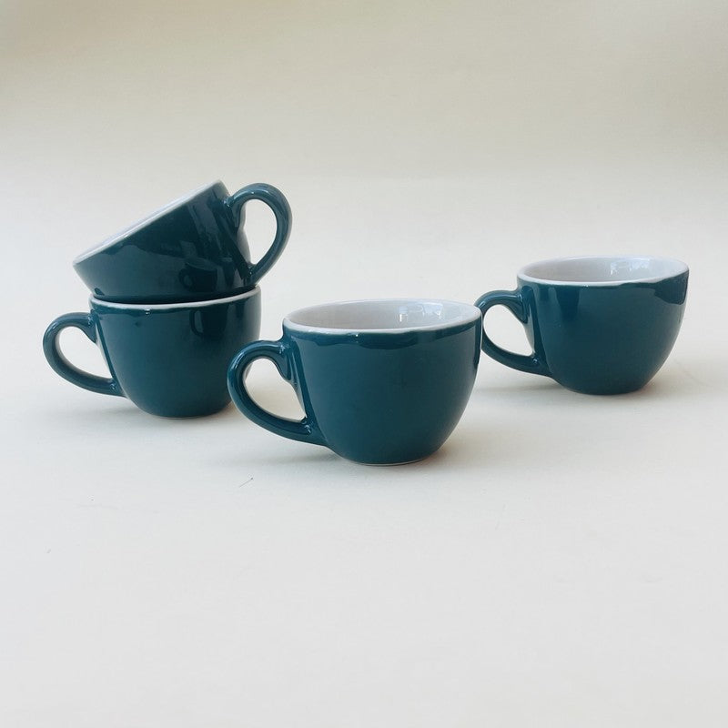 Aura Ceramic Tea Cup (80 mL Each) - Set Of Four media 5