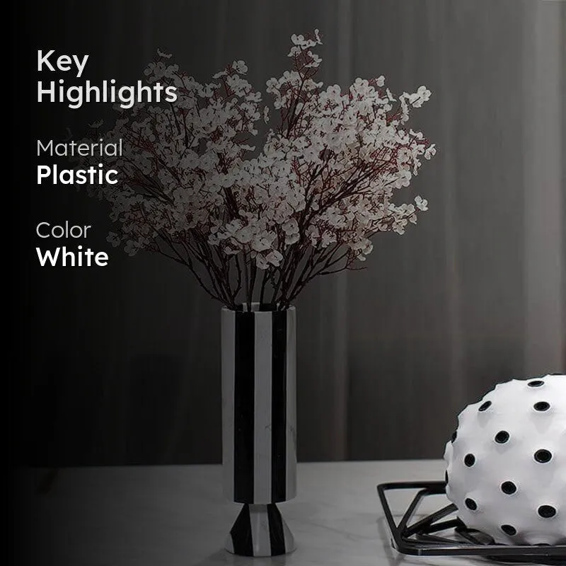 Faux Gypsophila Flower (White) - Set Of Four media 2