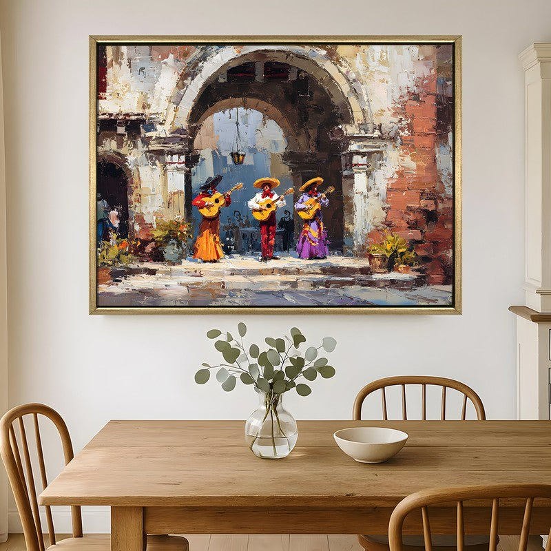 Archway Serenade Canvas Wall Painting With Frame