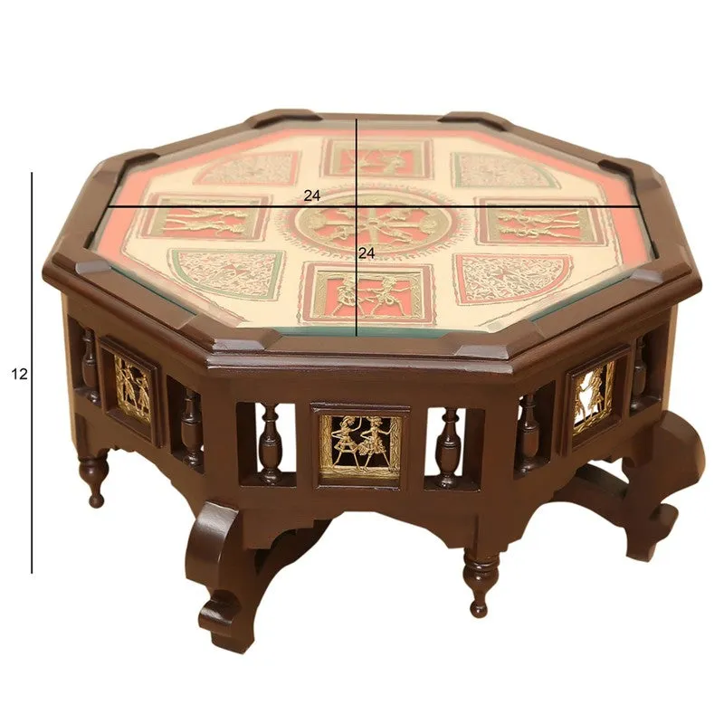 Elba Teak Wood Center Table media 6