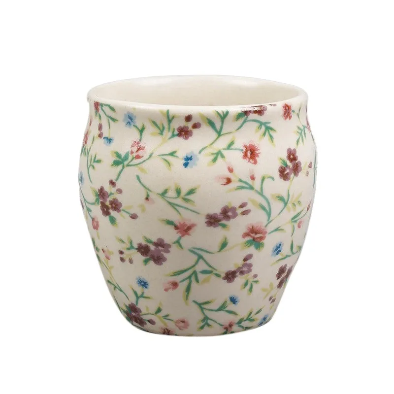 Pastel Garden Stoneware Kulhad(190 ml) - Set Of Six media 5