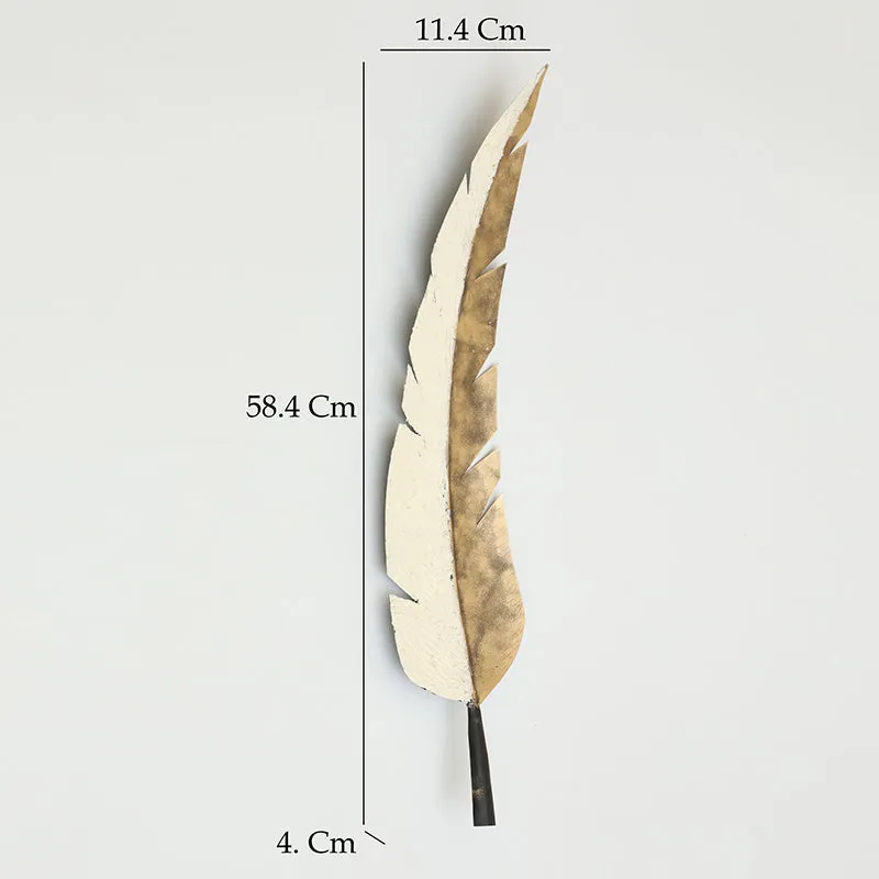 Luminous Quill Metal & Ceramic Wall Accent media 5