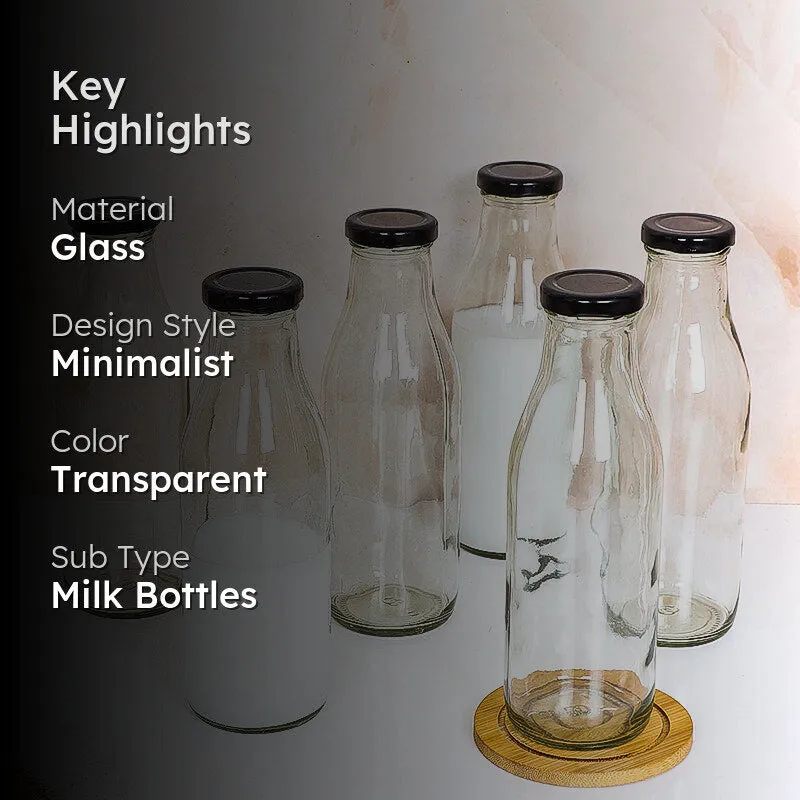 Risha Milk Bottle (300 mL Each) - Set Of Six media 2